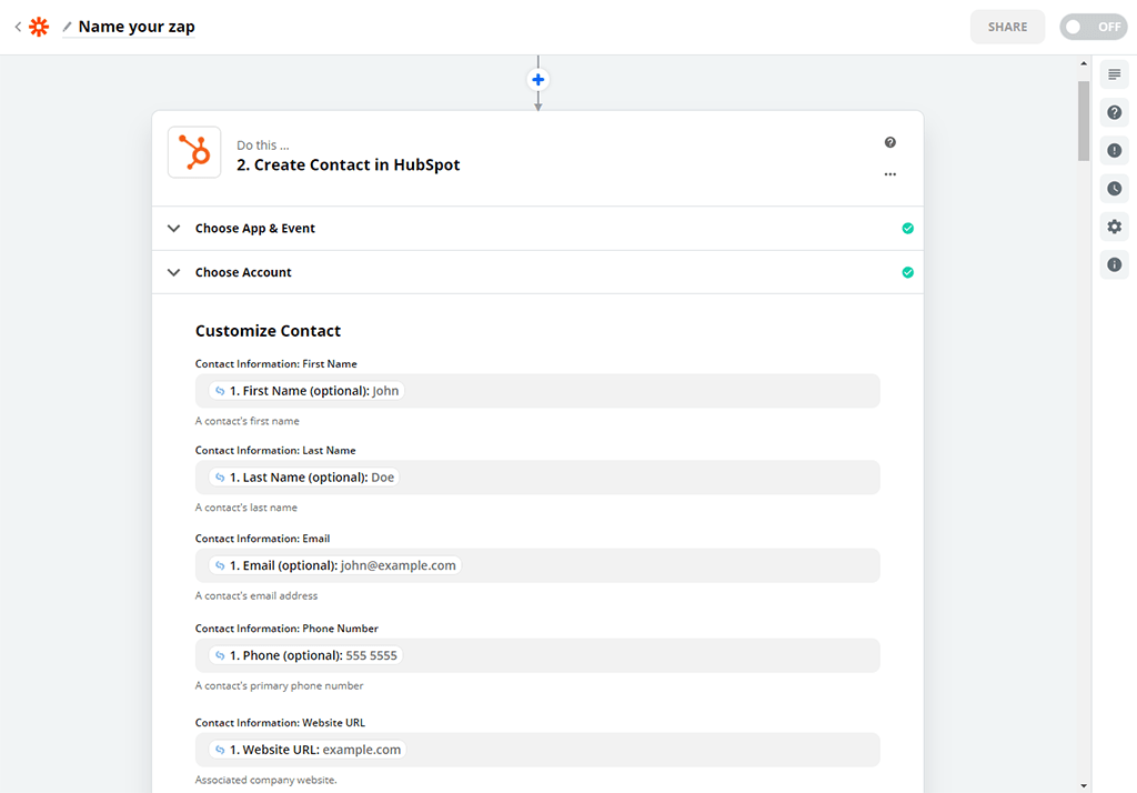 Bidang HubSpot